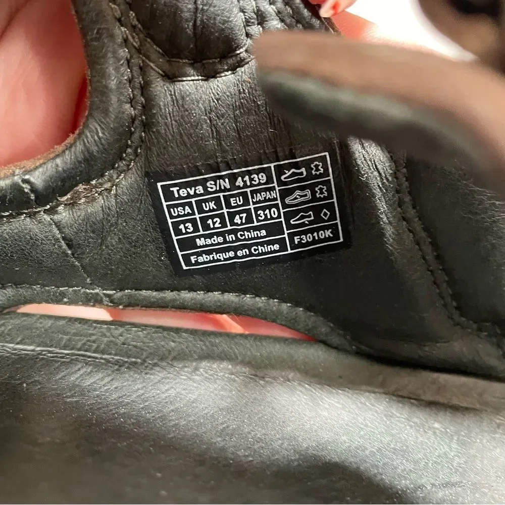 Teva Brown Velcro Outdoor Athletic Sandals